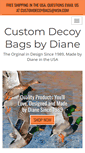 Mobile Screenshot of customdecoybags.com