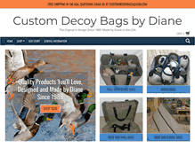 Tablet Screenshot of customdecoybags.com